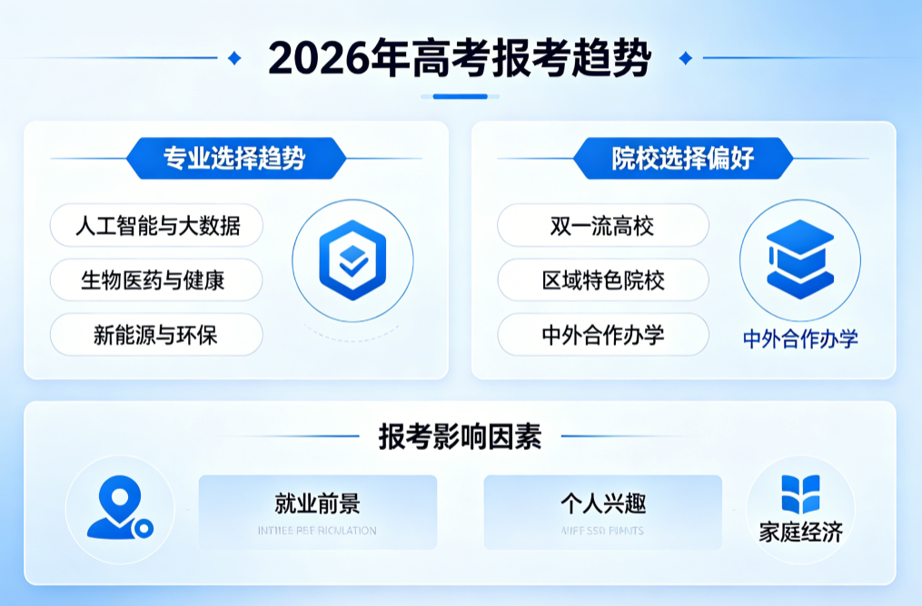 2026年高考志愿填报专业选择指南